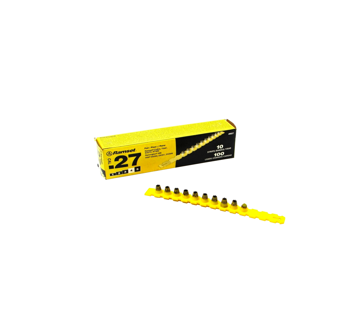 Fulminante calibre 27 de 100 unidades Ramset