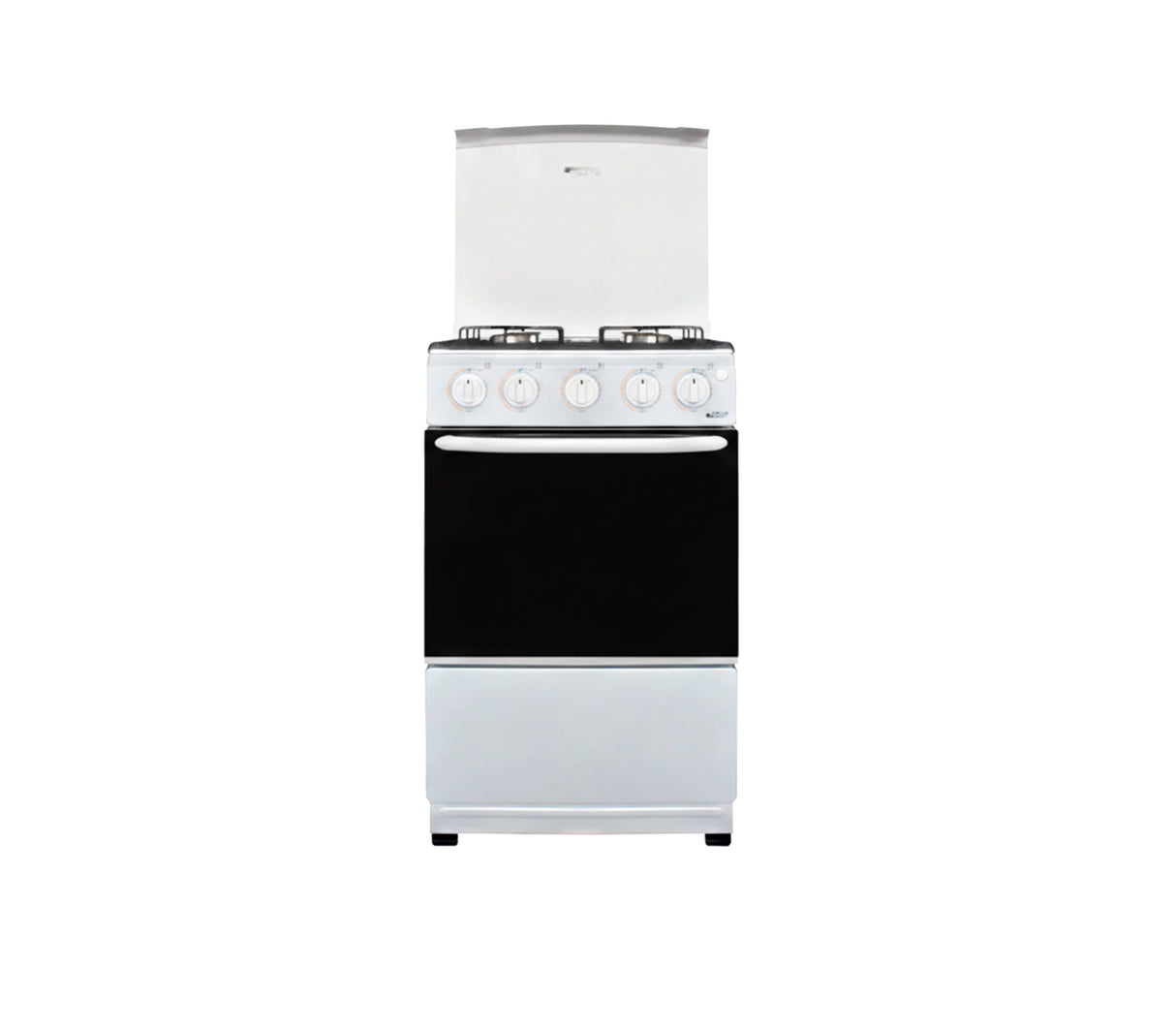 Cocina a gas 20" de piso 4 hornillas horno blanca GPCC1003522 Gplus