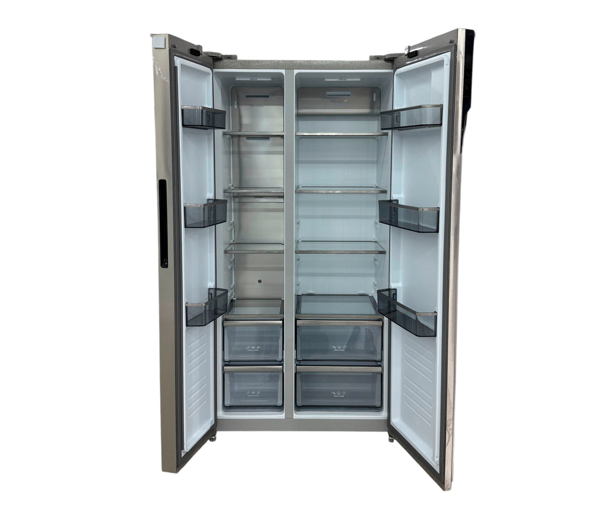 Nevera side by side acero 500 litros Vetrux