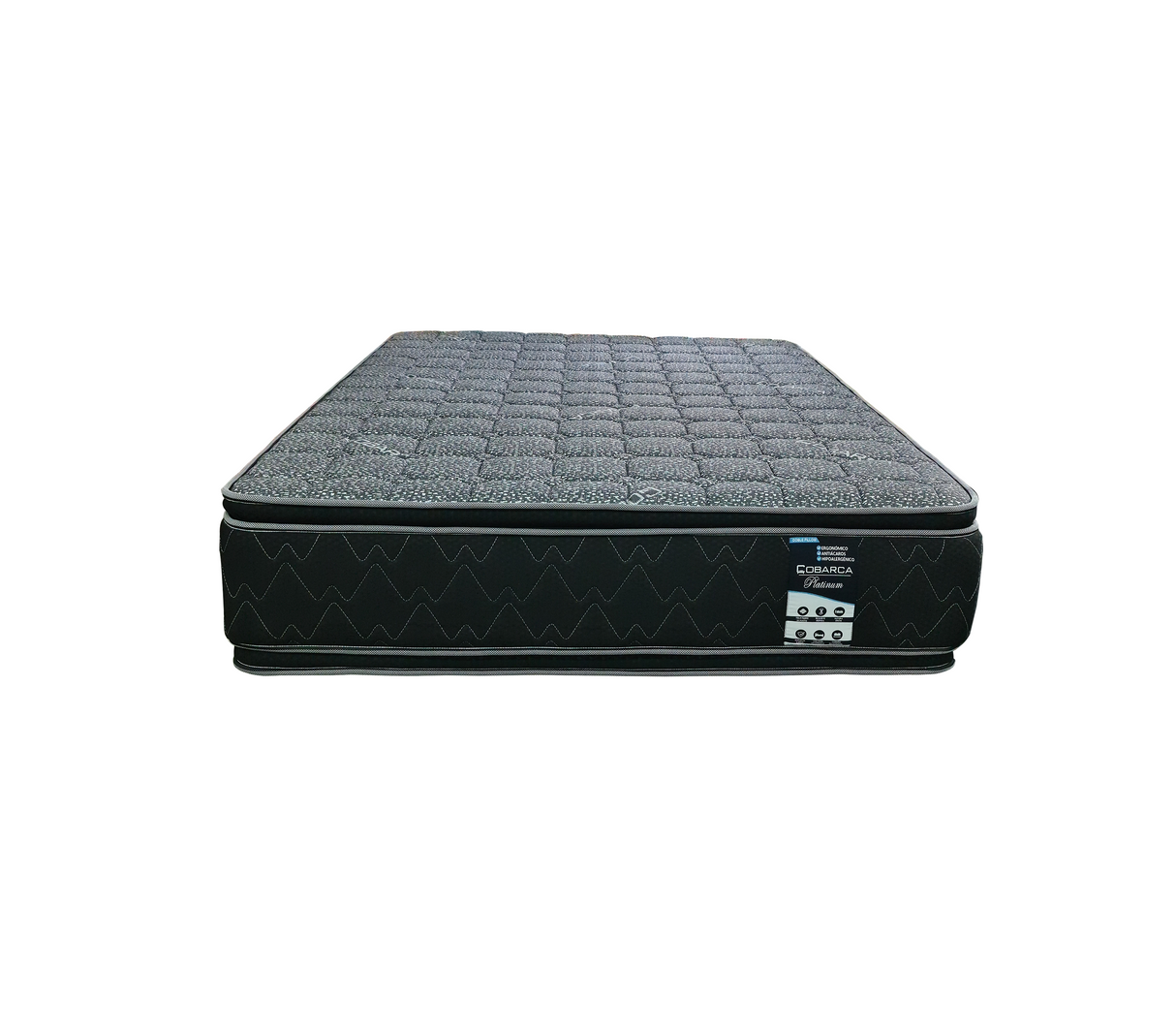 Colchón matrimonial doble Pillow 140x190cm Ortopédico Cobarca