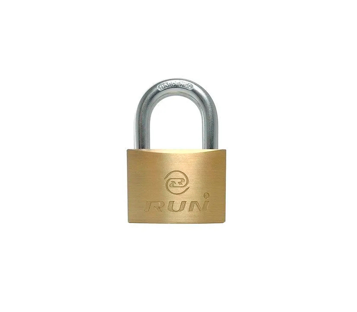 Candado plano de bronce caja Run