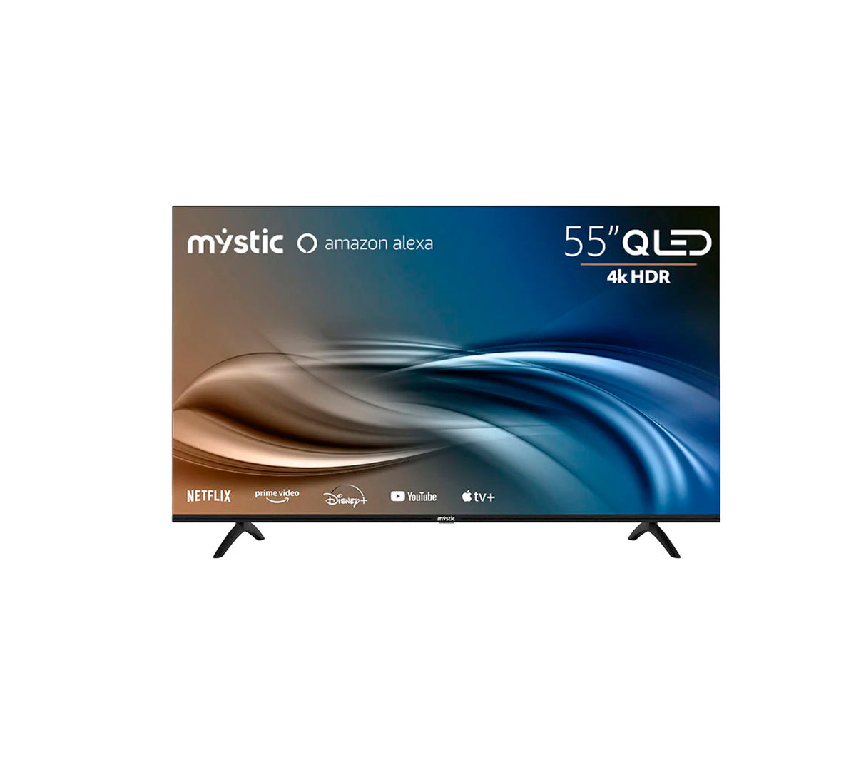 TV 55" QLED Alexa 4K UHD 1.5GB DDR-4GB Mystic