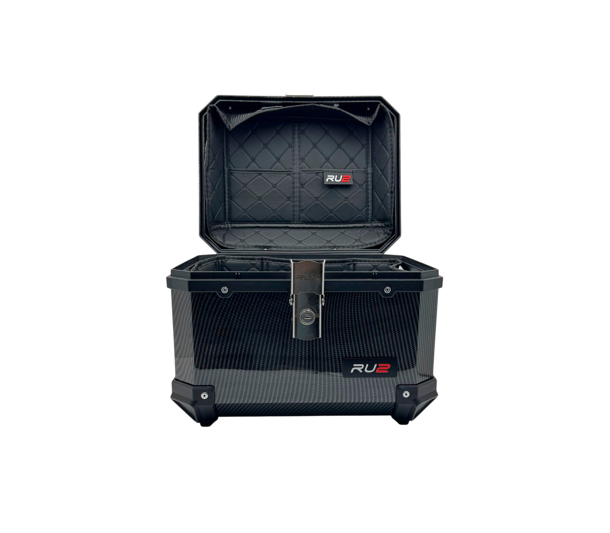 Maleta con respaldo 30L cuadrada carbono RU2