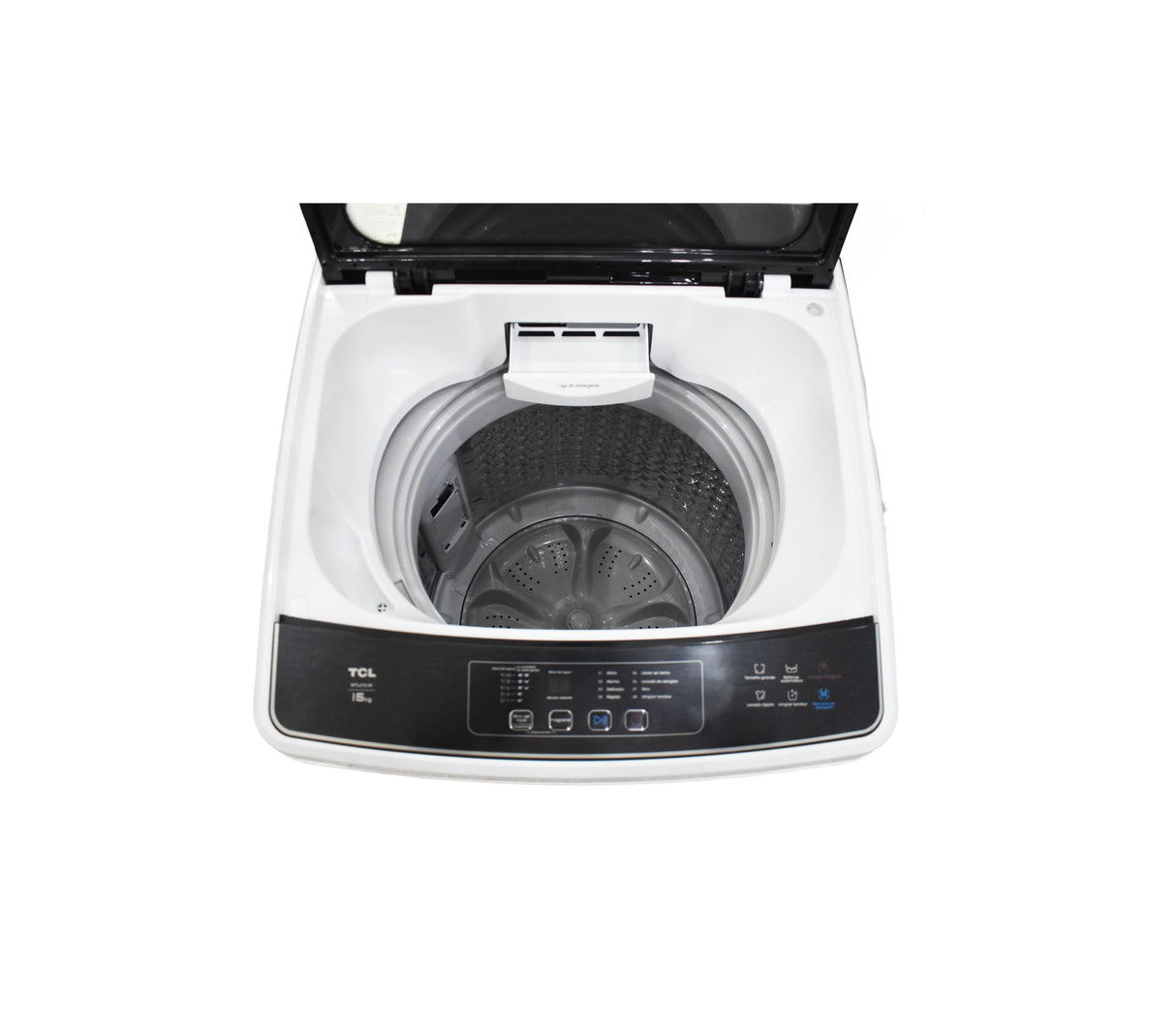 Lavadora automática 15kg blanco 110V TCL