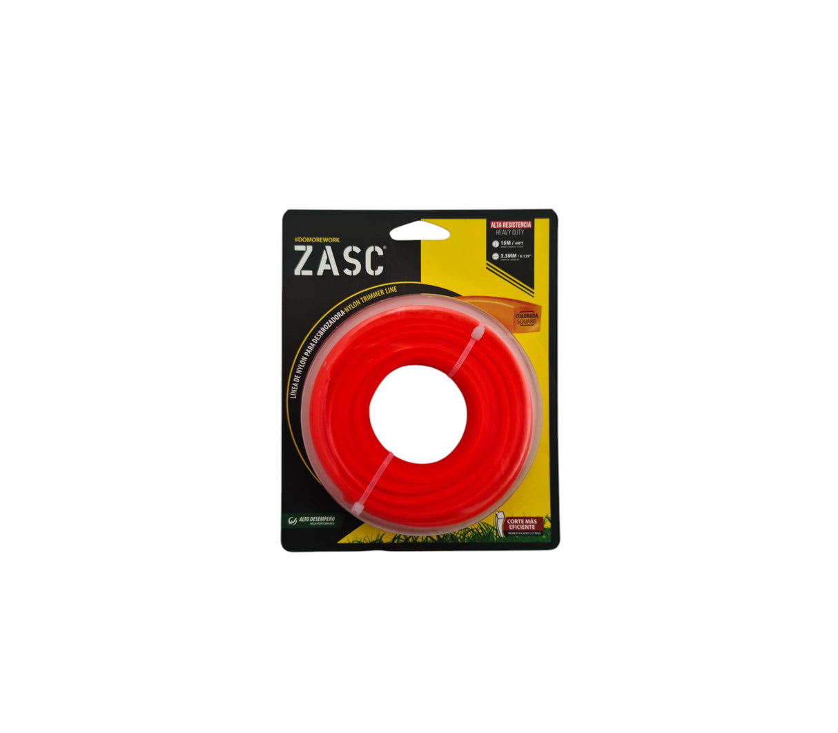 Nylon para desmalezadora 15m x 3.3mm cod.5-326-2 Zasc