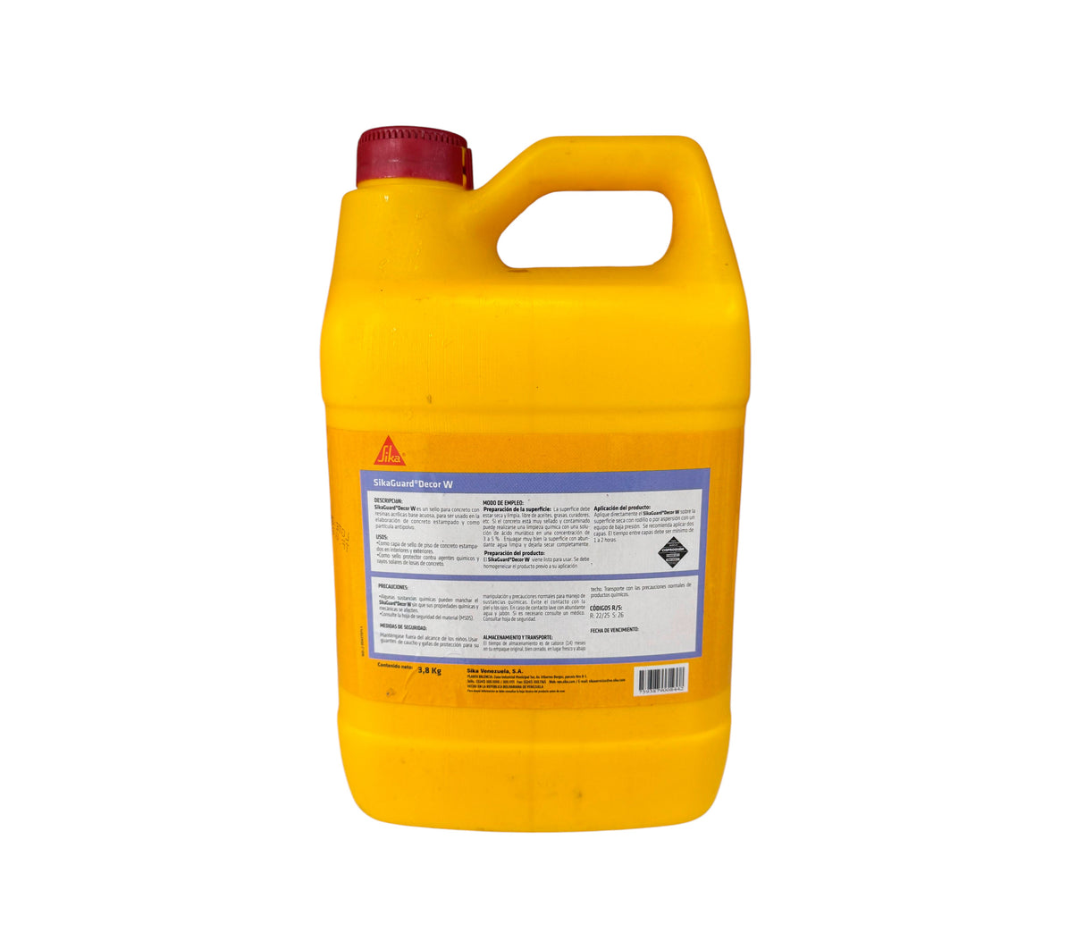 Sello transparente para pisos 3.8kg Sika
