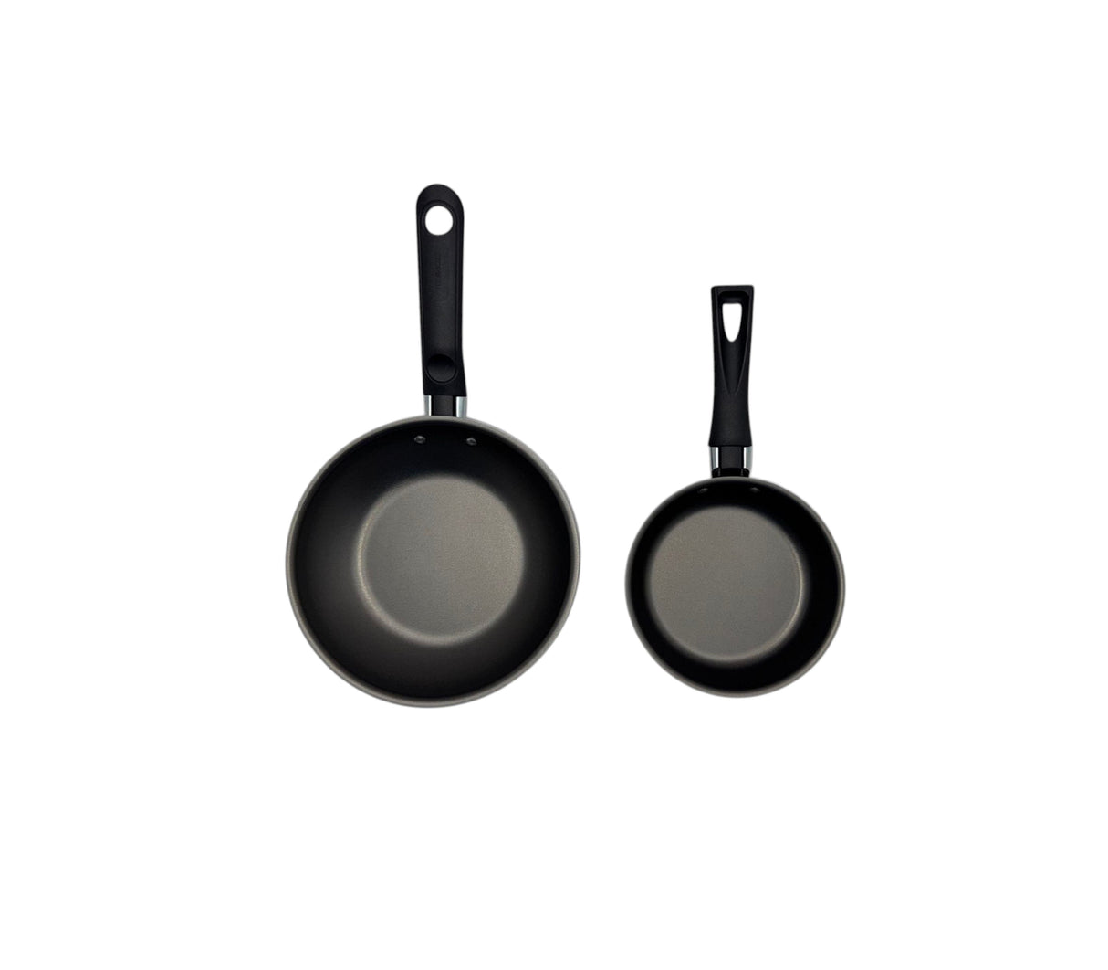 Set de sartenes 14cm-18cm ebony negro Brinox