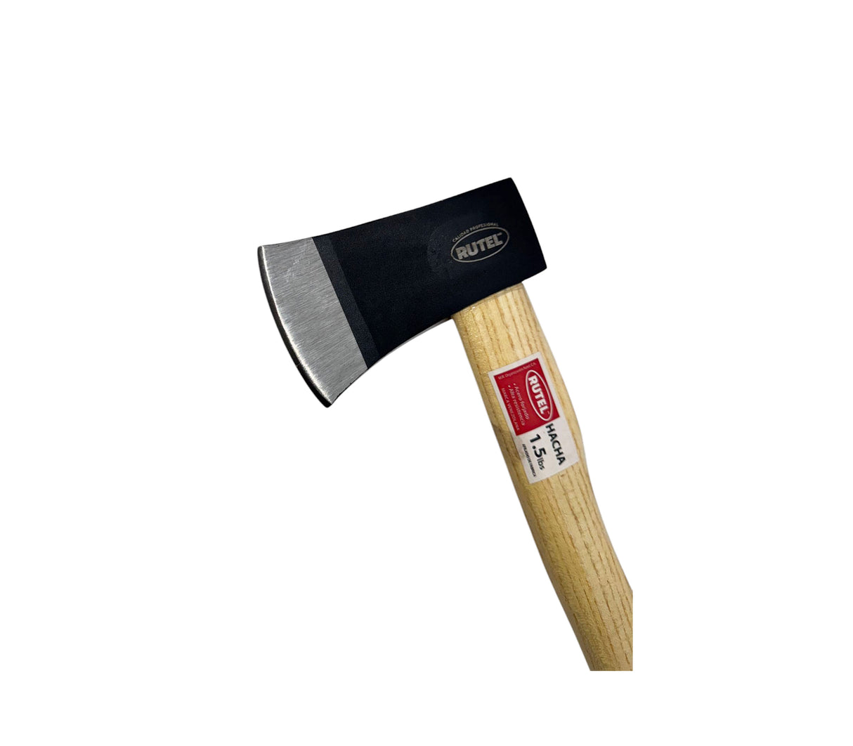 Hacha cazadora cabo de madera Rutel