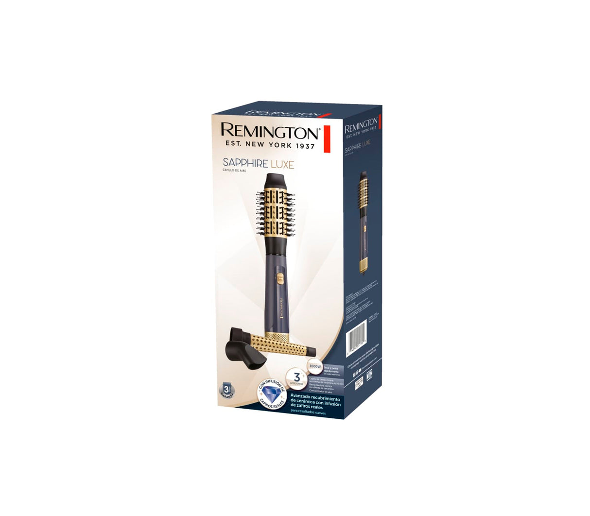 Cepillo secador Sapphire Luxe 1000W Remington