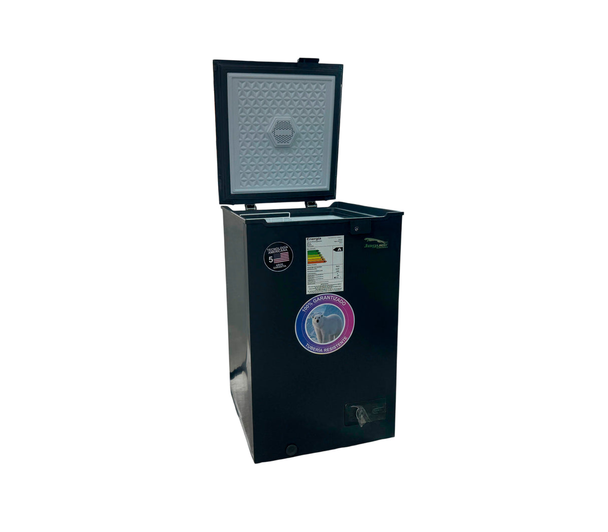 Congelador horizontal 100 litros gris Jaguar