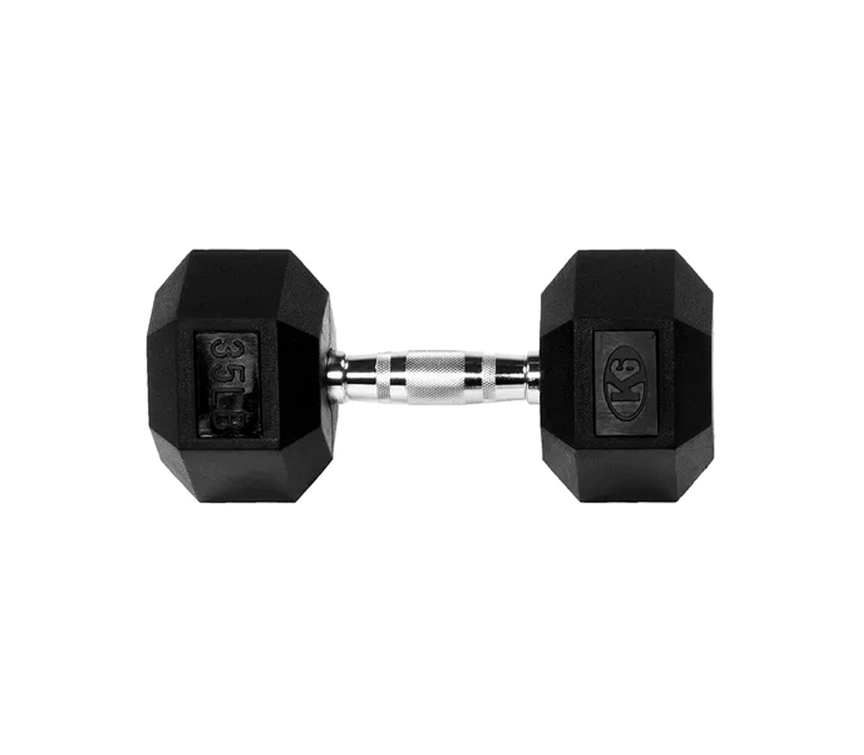 Mancuerna hexagonal encauchetada K6