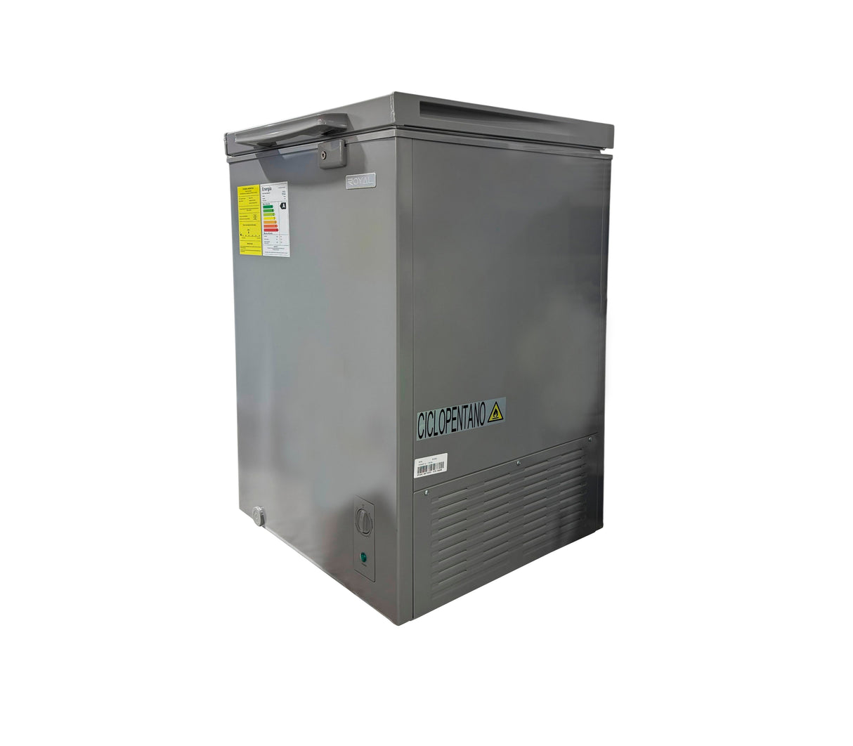Congelador horizontal 155 litros 5.5 gris Royal