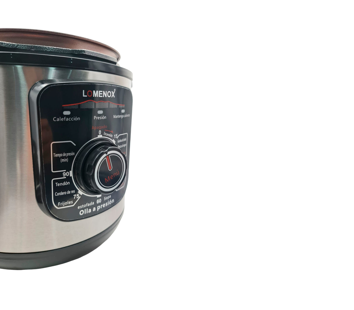 Olla de presión eléctrica 6L 1000W Lomenox