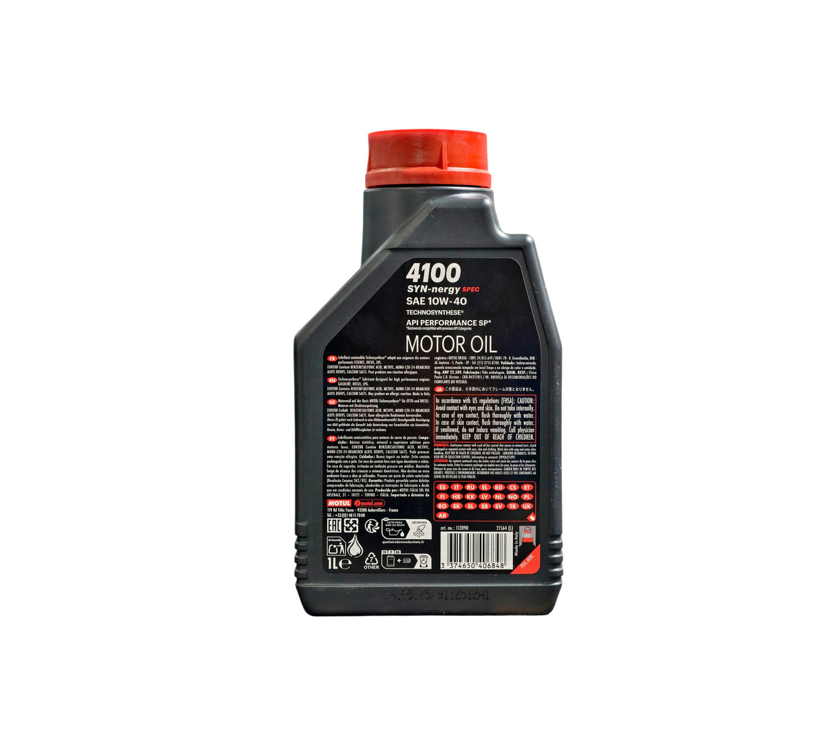 Aceite 4100 Syn-nergy Spec 10w40 Motul