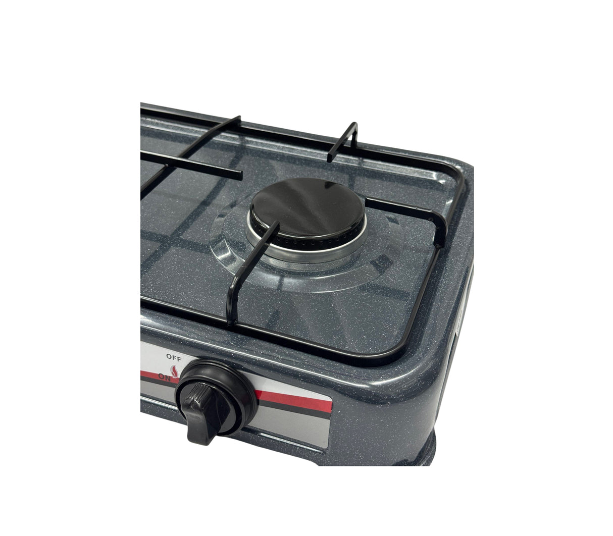 Cocinita a gas de mesa 2 hornillas gris Nero