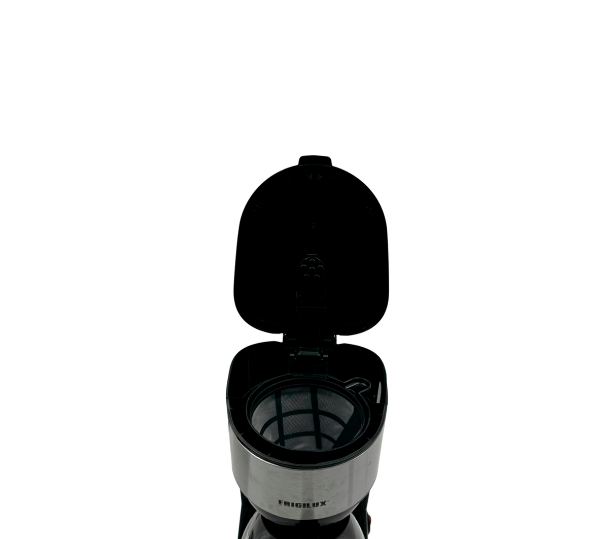 Cafetera 5 Tazas Negro/Acero Frigilux