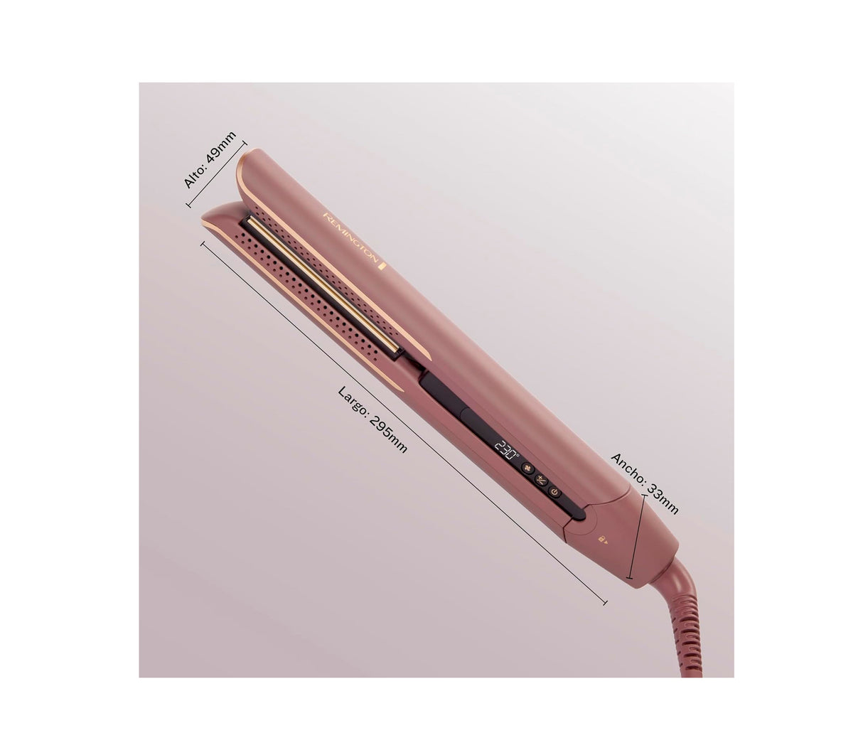 Plancha alisadora delgada Airvive Remington