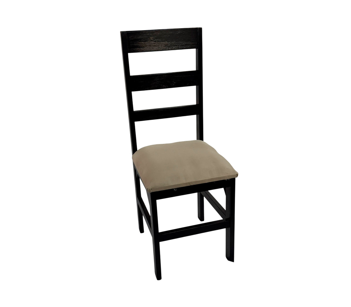 Silla para comedor Victoria con tapizado shenil beige Isabel