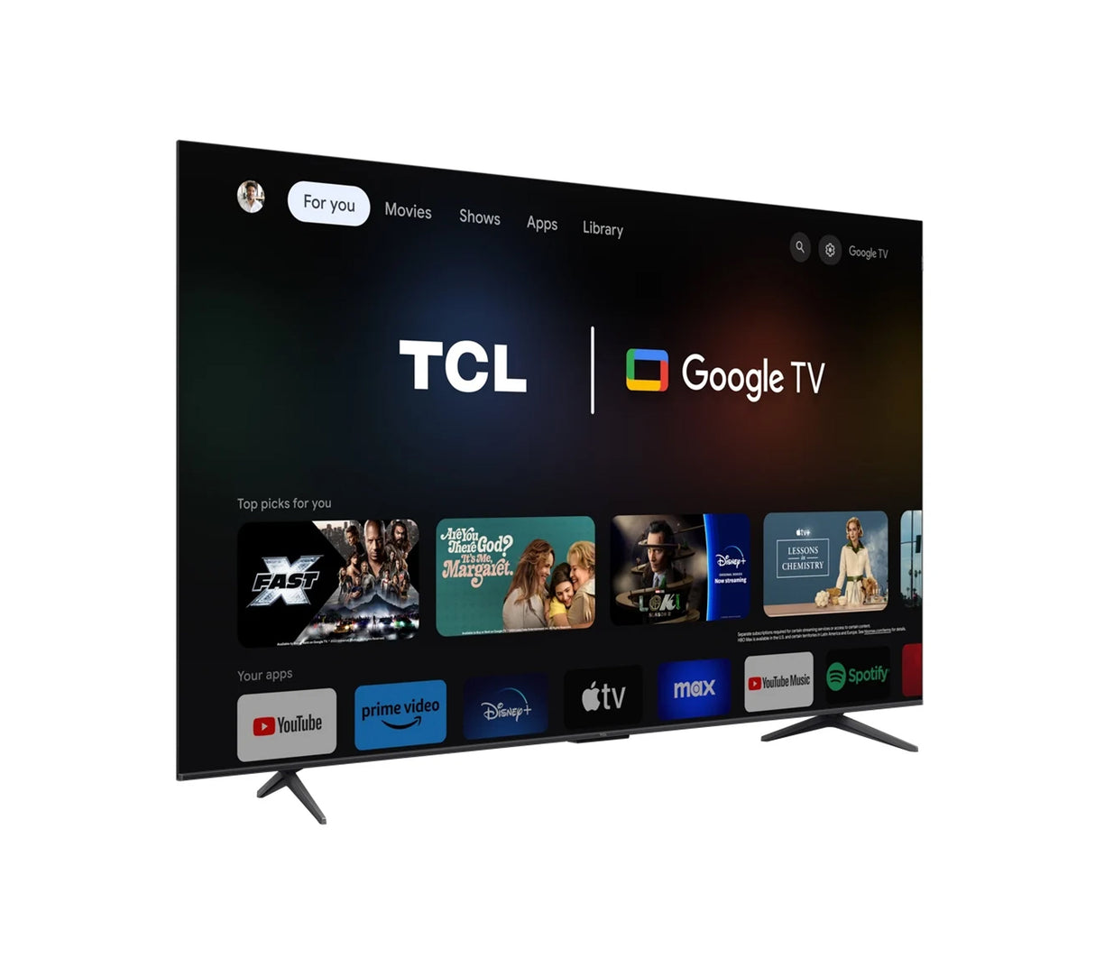 Smart TV 85" 4K UHD Google TCL