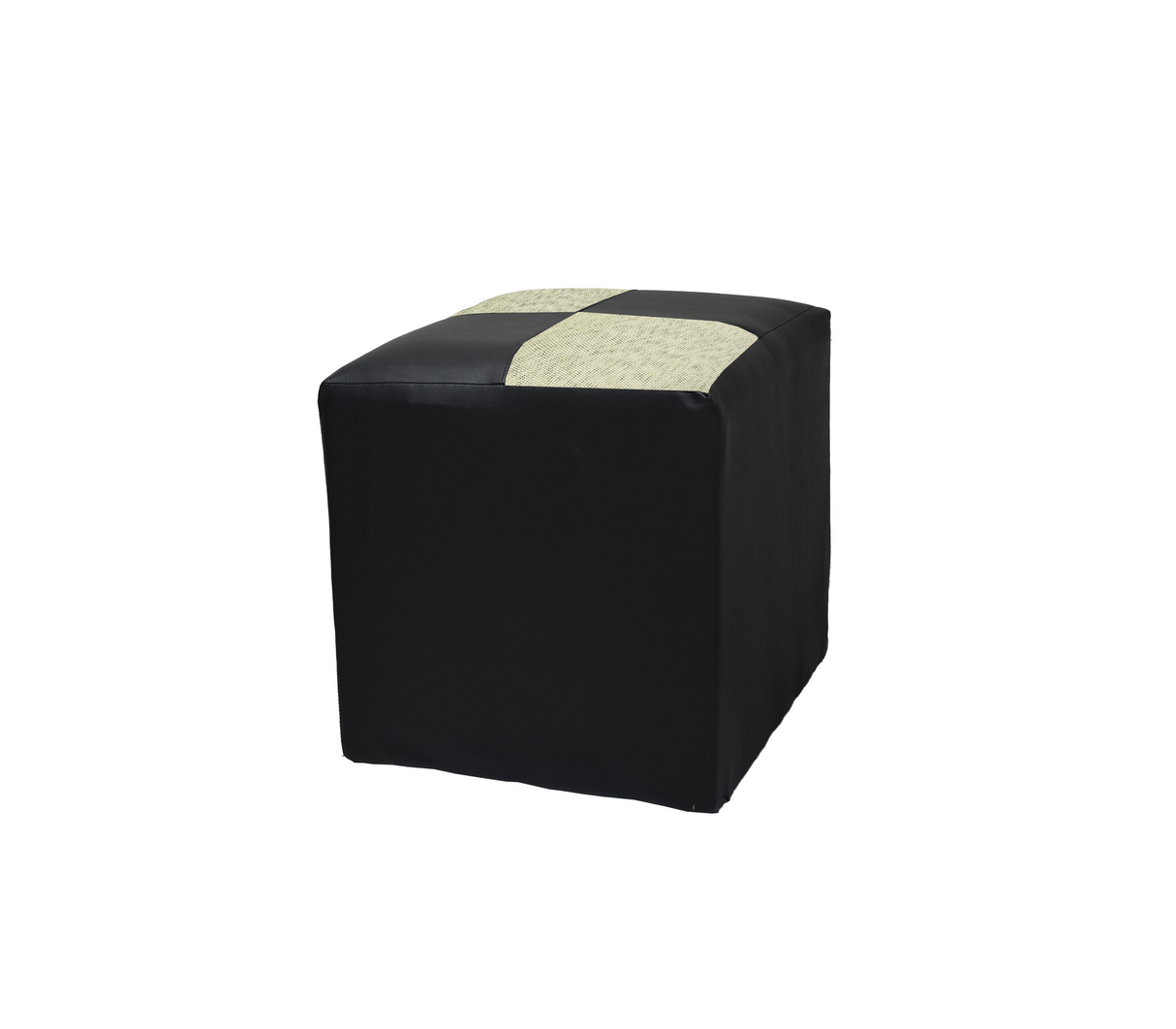 Puff Combinado Bipiel/Tela Nohemi