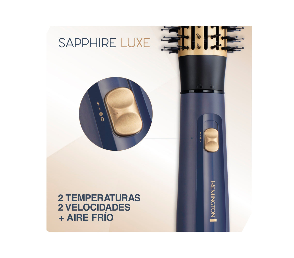 Cepillo secador Sapphire Luxe 1000W Remington