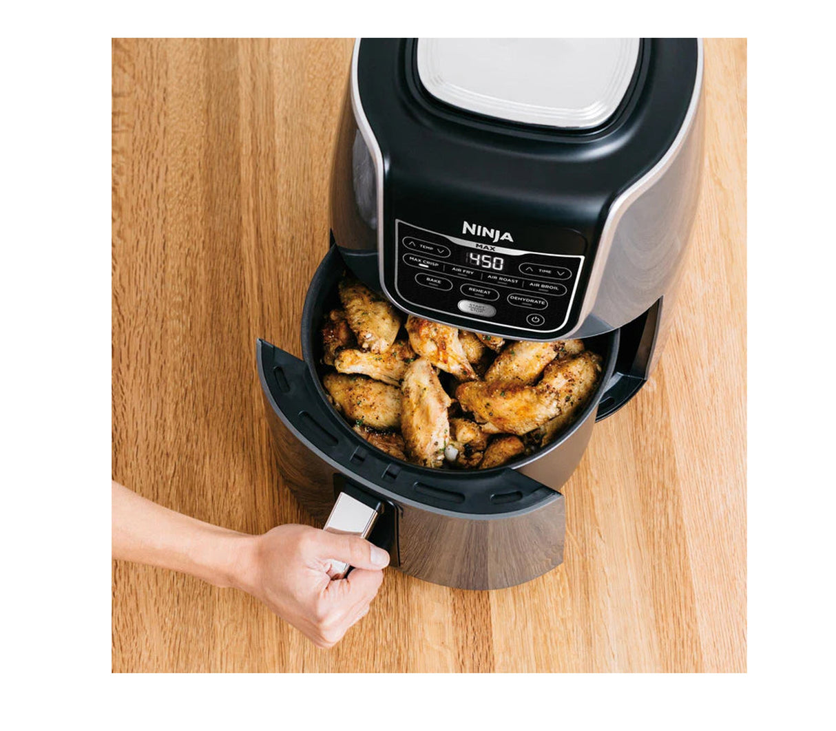 Freidora de aire digital XL 7 en 1 5.2 litros 1750W negra Ninja