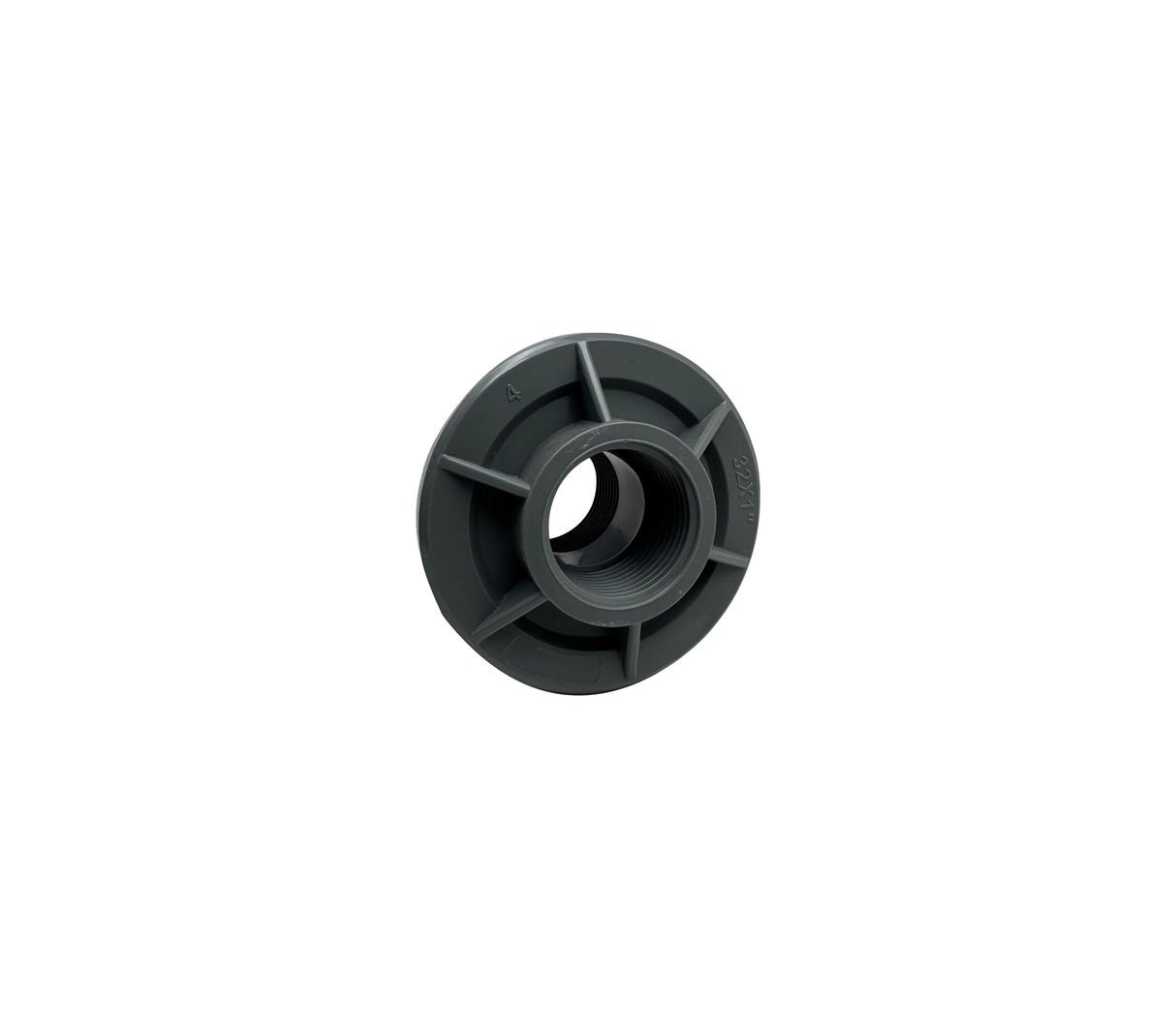 Conector agua PVC gris Aqua Plus