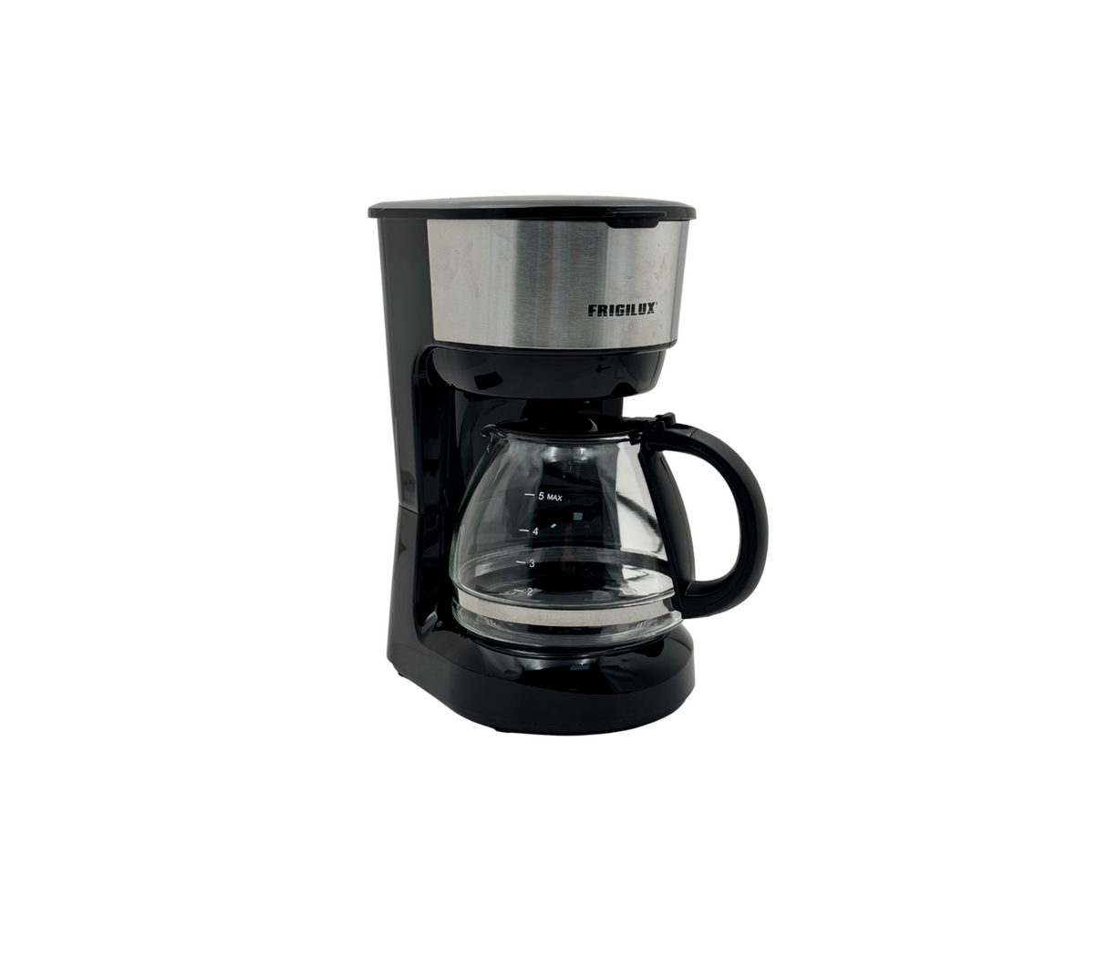 Cafetera 5 Tazas Negro/Acero Frigilux