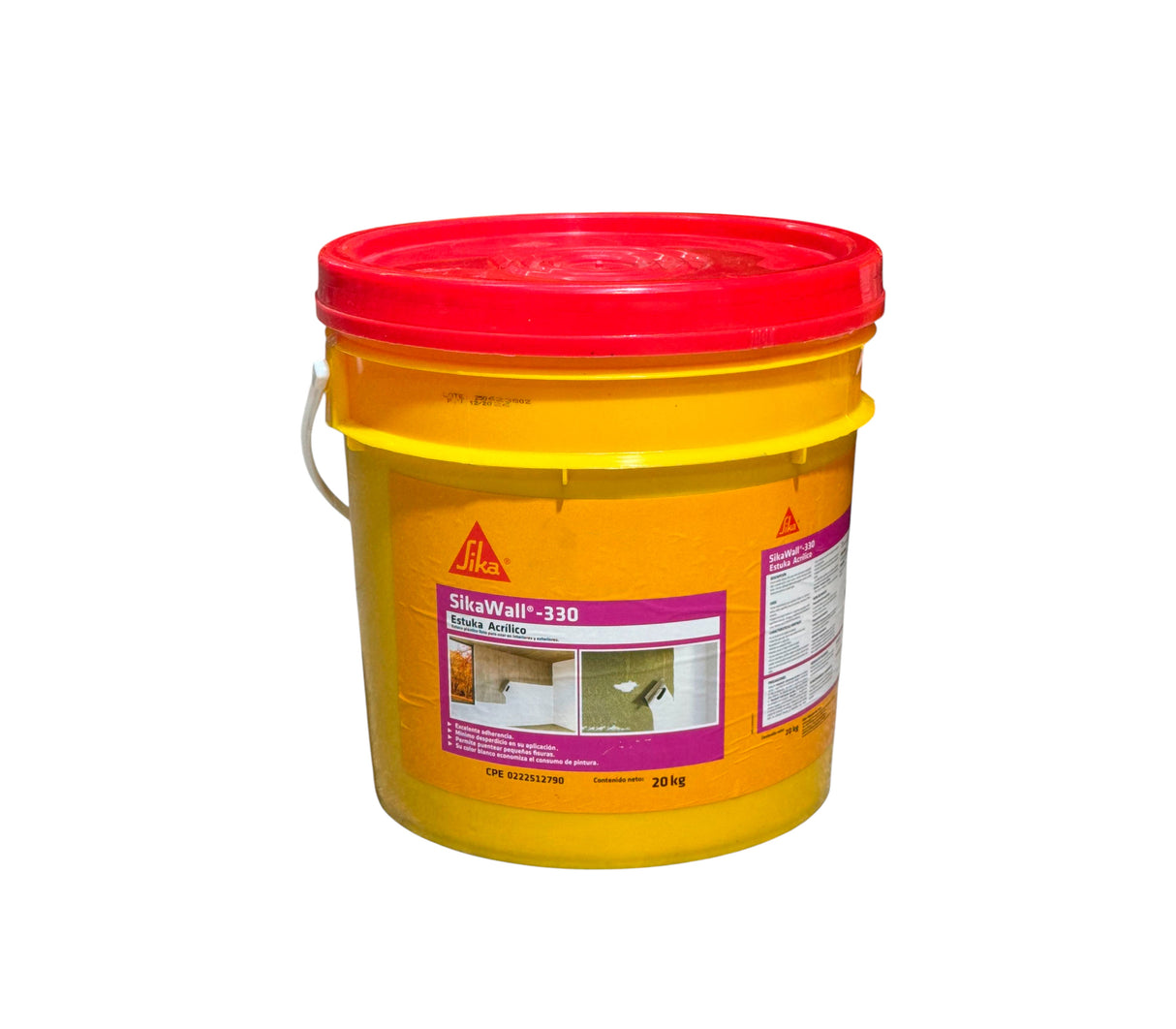 Estuco acrílico para interior y exterior Sika