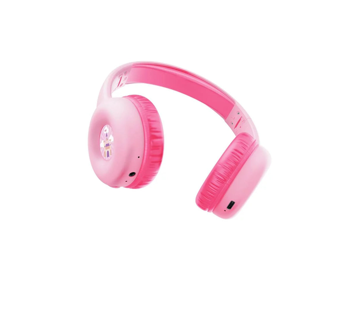 Audífonos recargables con Bluetooth Nouna Rosado Trust.