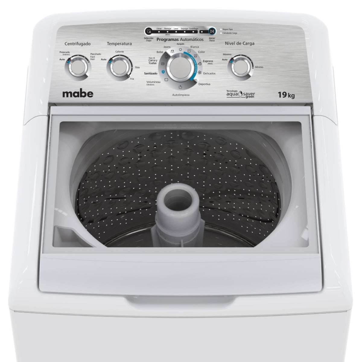 Lavadora automática 19 kg Mabe