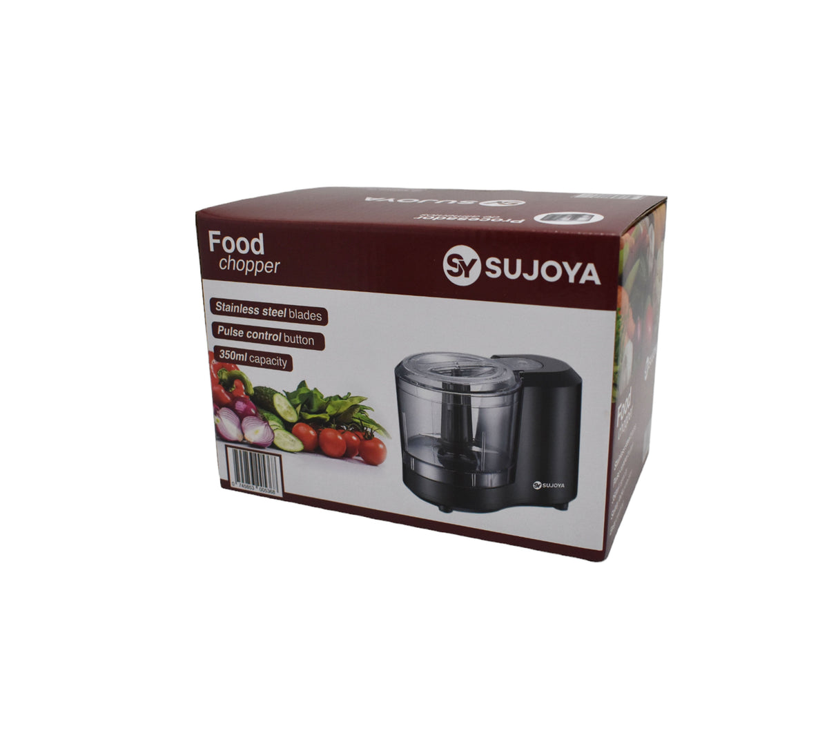 Mini procesador de alimentos 350ML Negro Sujoya