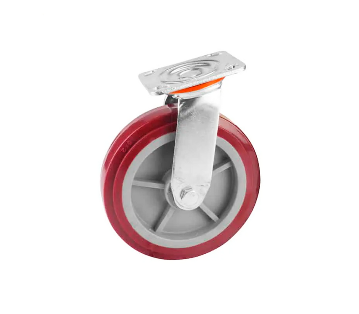 Rueda Giratoria Industrial vinotinto Tolsen