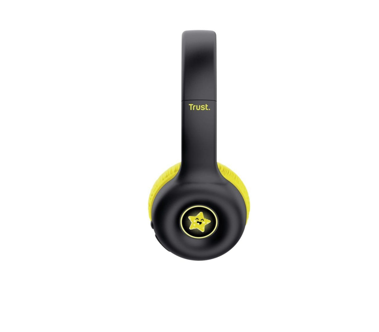Audífonos recargables con bluetooth Nouna negro/amarillo Trust