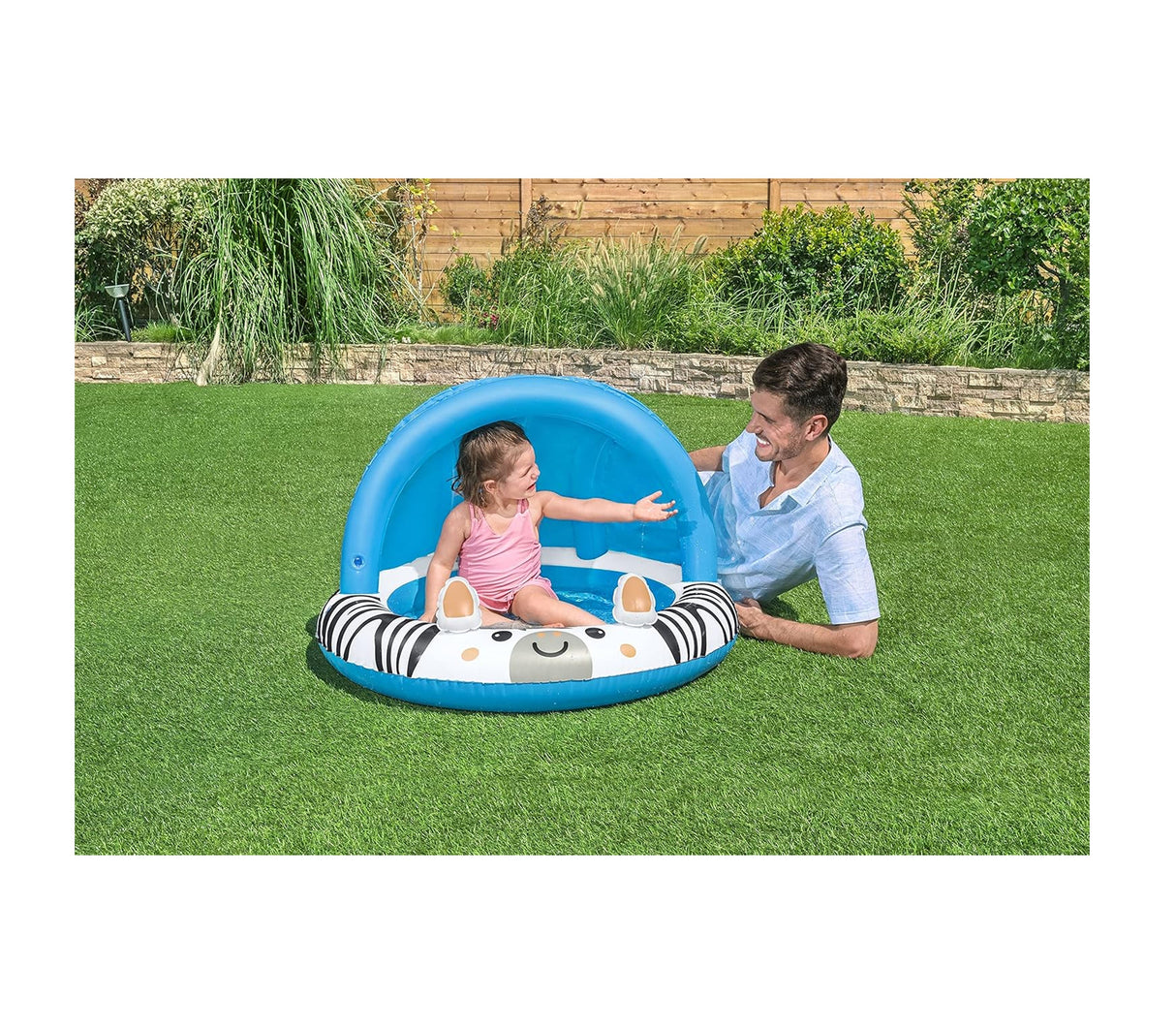 Piscina infantil safari con protección UV 97 x 66 cm Bestway
