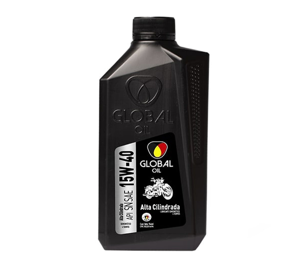 Aceite Alta Cilindrada Semi-sintético API SN SAE 15W-40 1 litro Global Oil