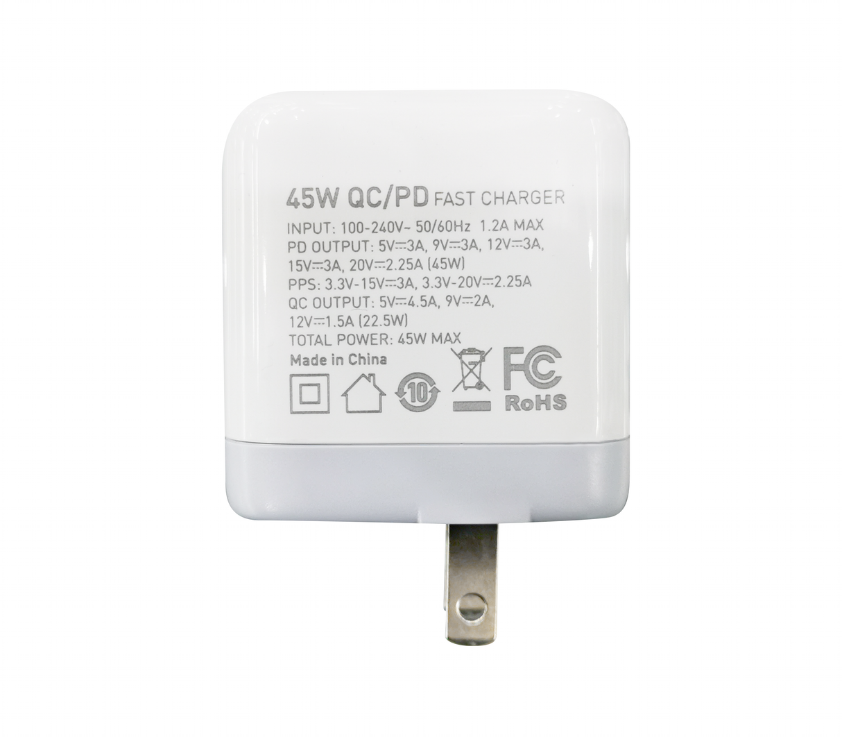 Adaptador Cargador Puerto USB Tipo-C 45W LDNIO