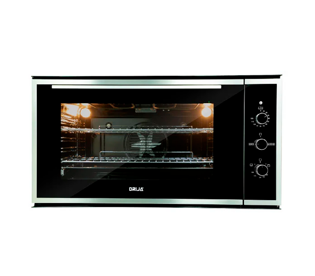 Horno para empotrar a gas + 1 quemador superior eléctrico 90cm (36") america grill 220v acero Drija