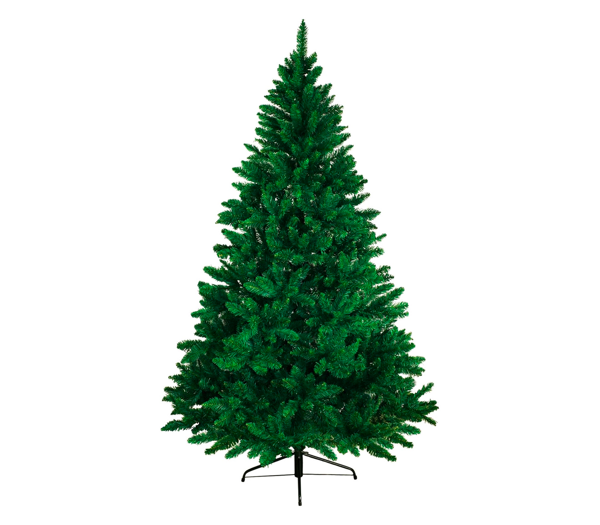 Árbol de navidad frondoso en pvc 150 cm verde Powerfik