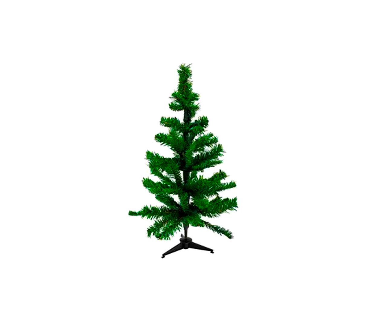 Árbol de navidad tradicional en pvc 60cm verde Powerfik