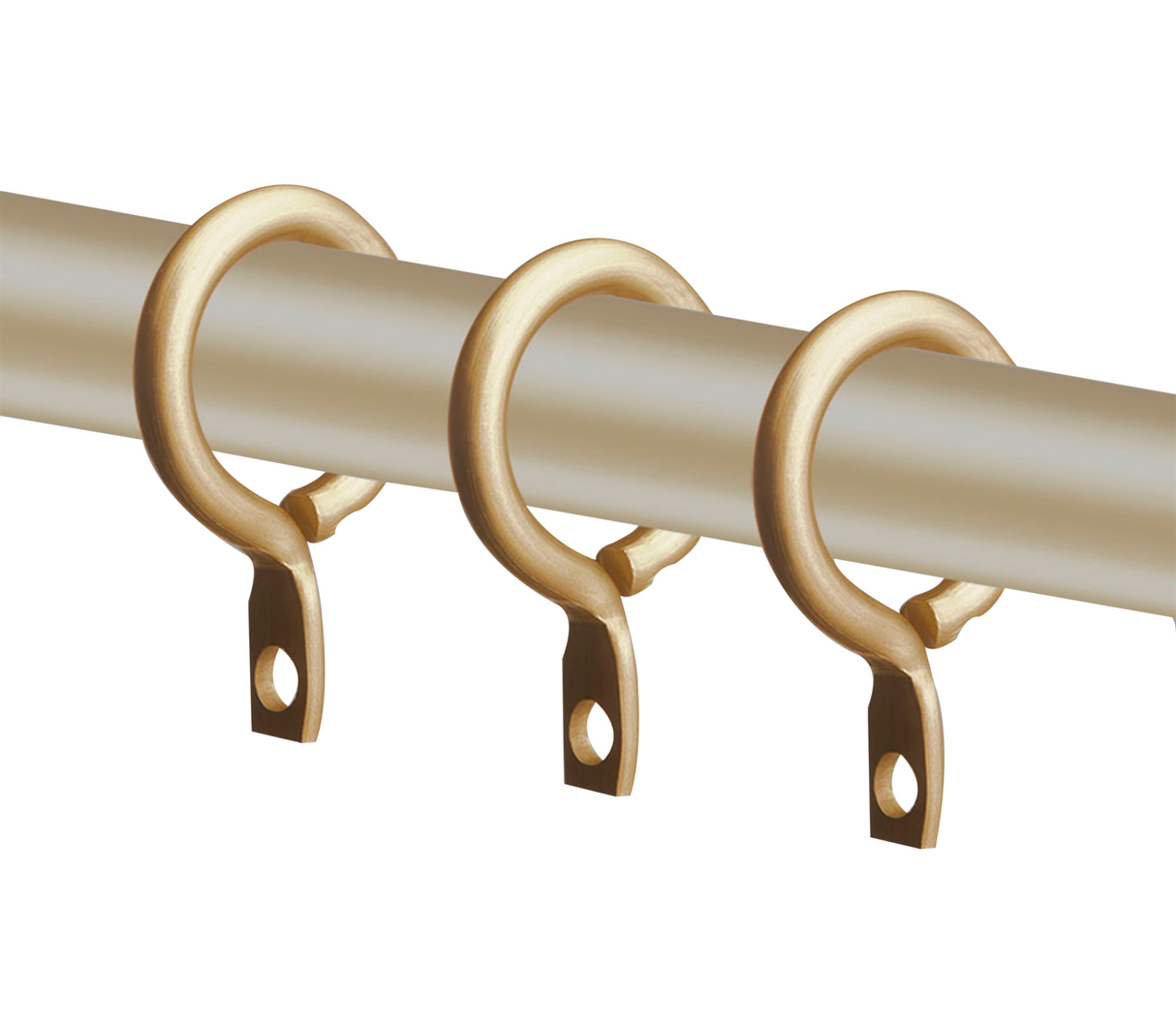 Aro para tubo redondo oro 19mm Tauro