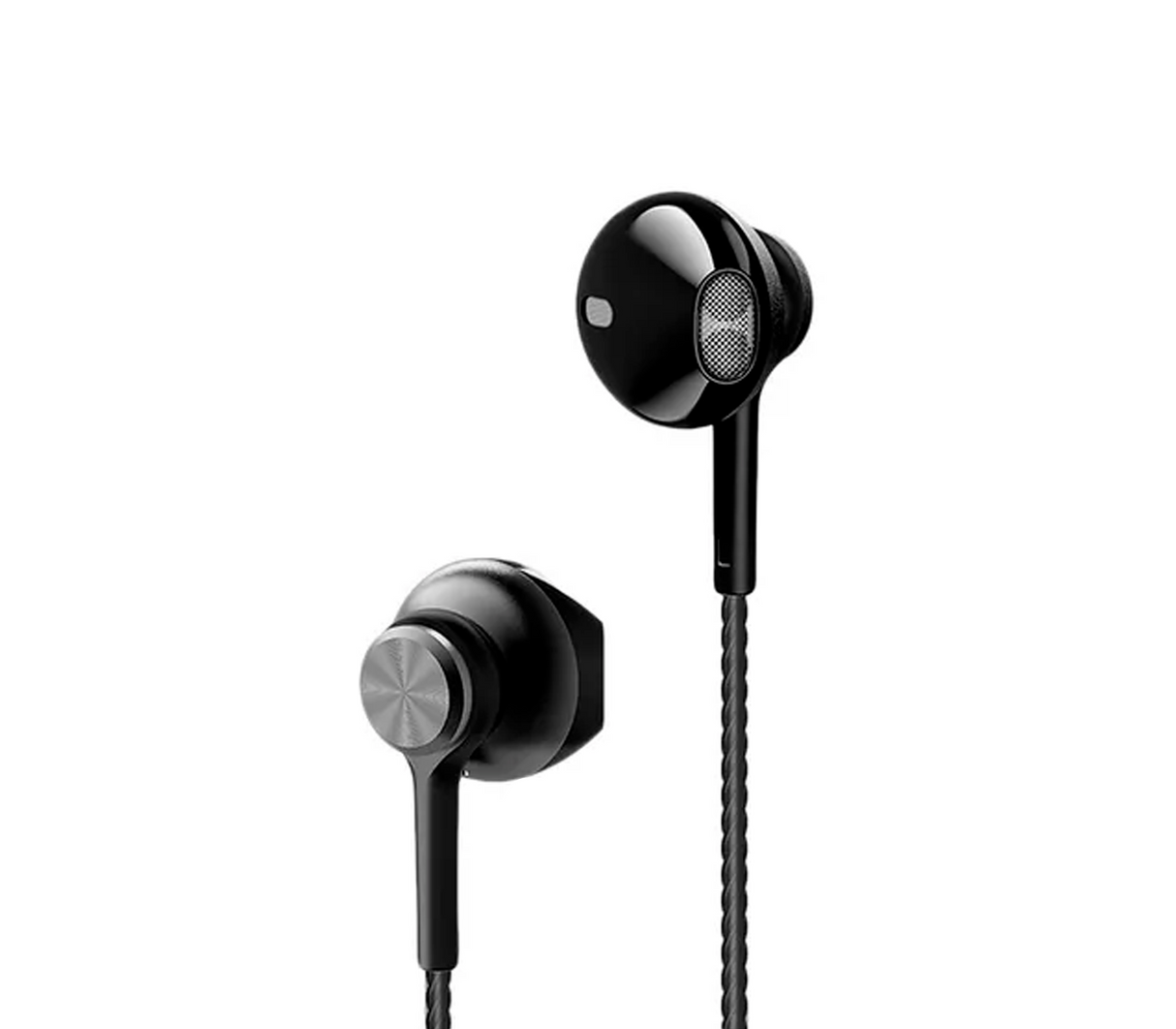 Audífono alámbrico metal bass negro Yoobao