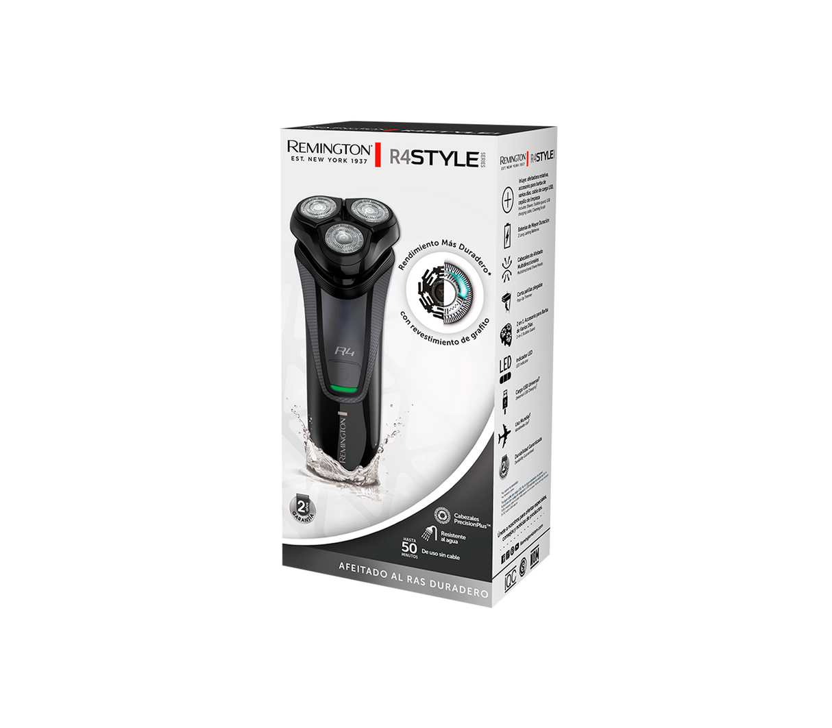 Afeitadora rotativa style series r4 Remington
