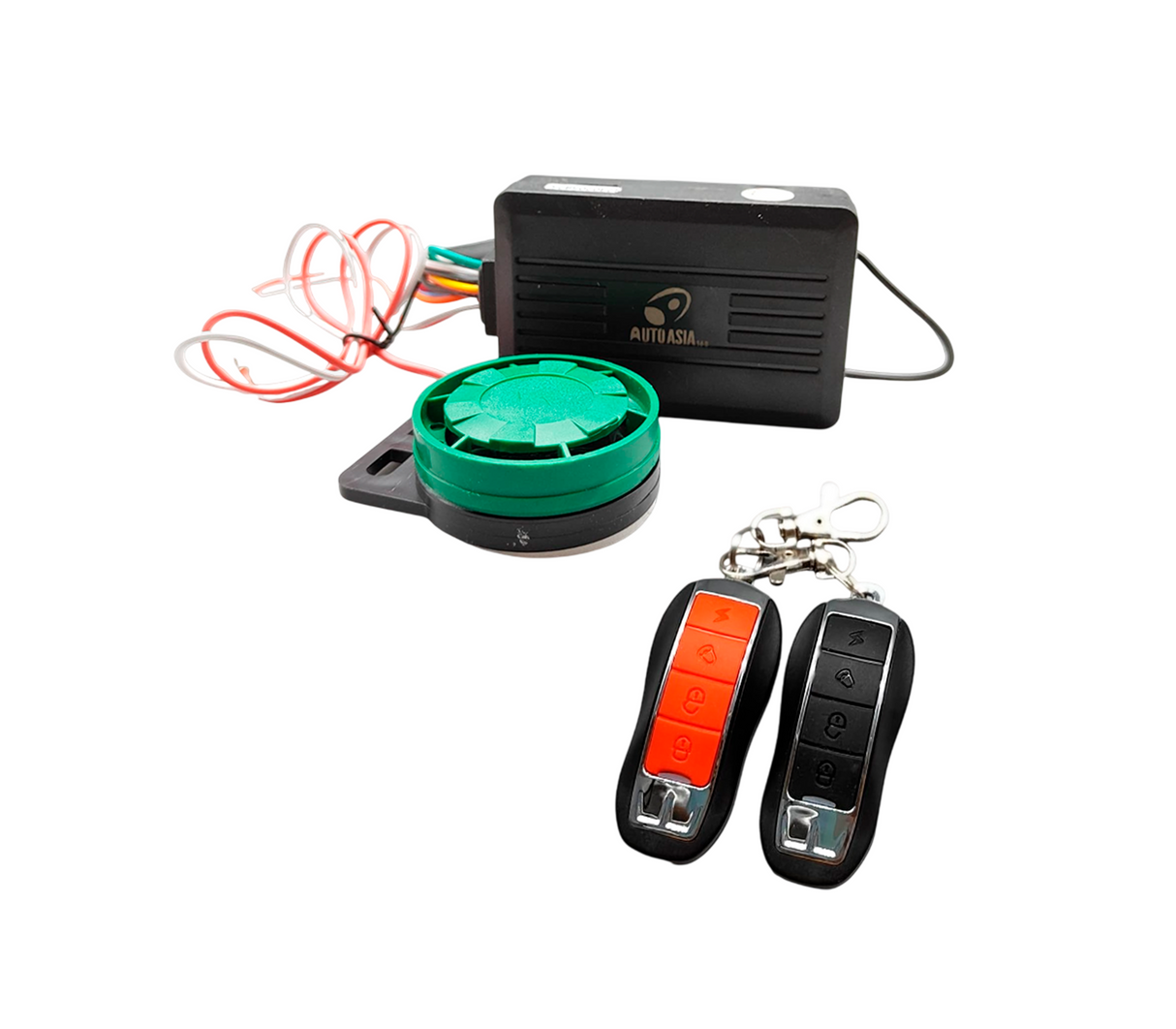 Alarma anti robo 9 cables con control Auto Asia