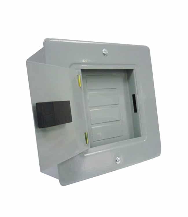 Caja para 4 breakers empotrable con tapa Lumistar