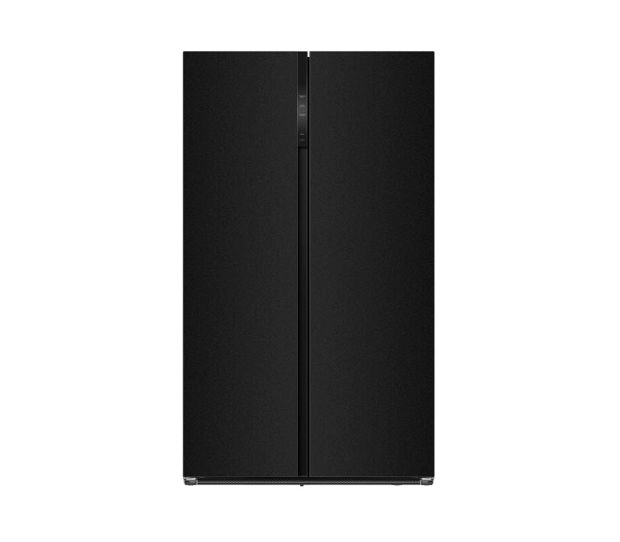 Nevera side by side black 643lt (23pies) puerta de vidrio negro Drija