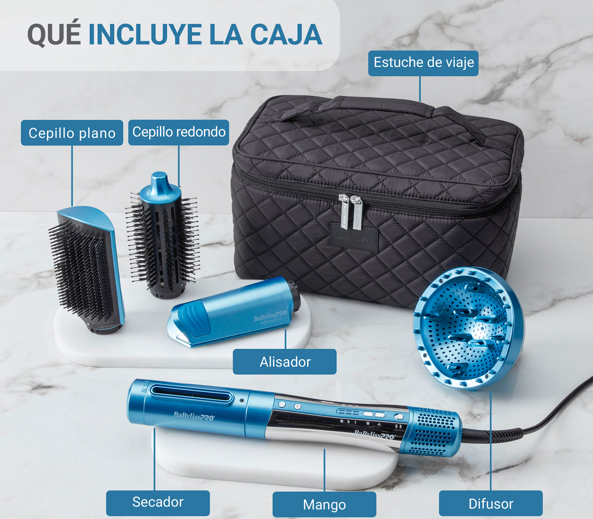 Multi-styler 5 accesorios nano titanim Babylisspro