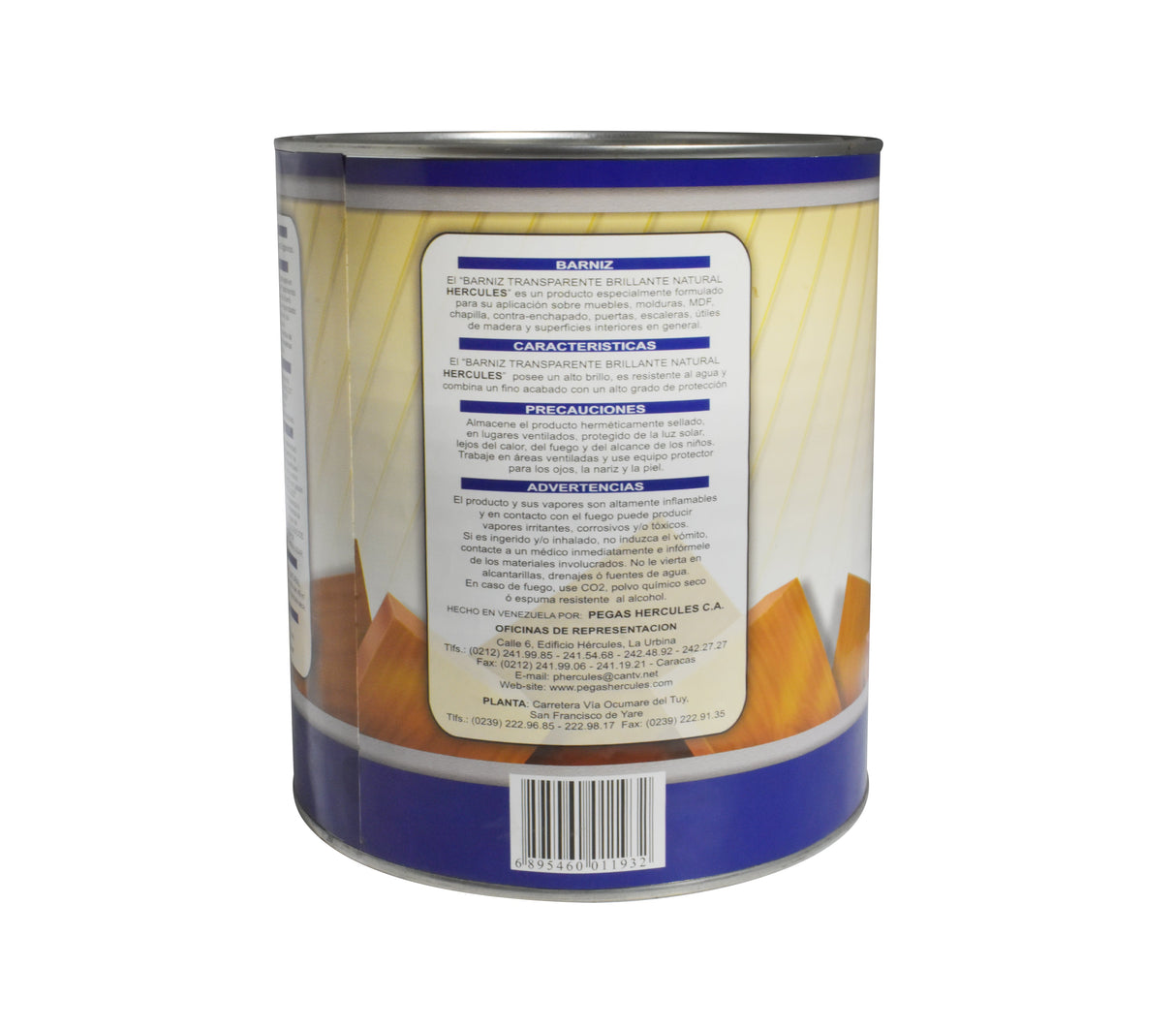 Barníz Natural Brillante Galón Hercules