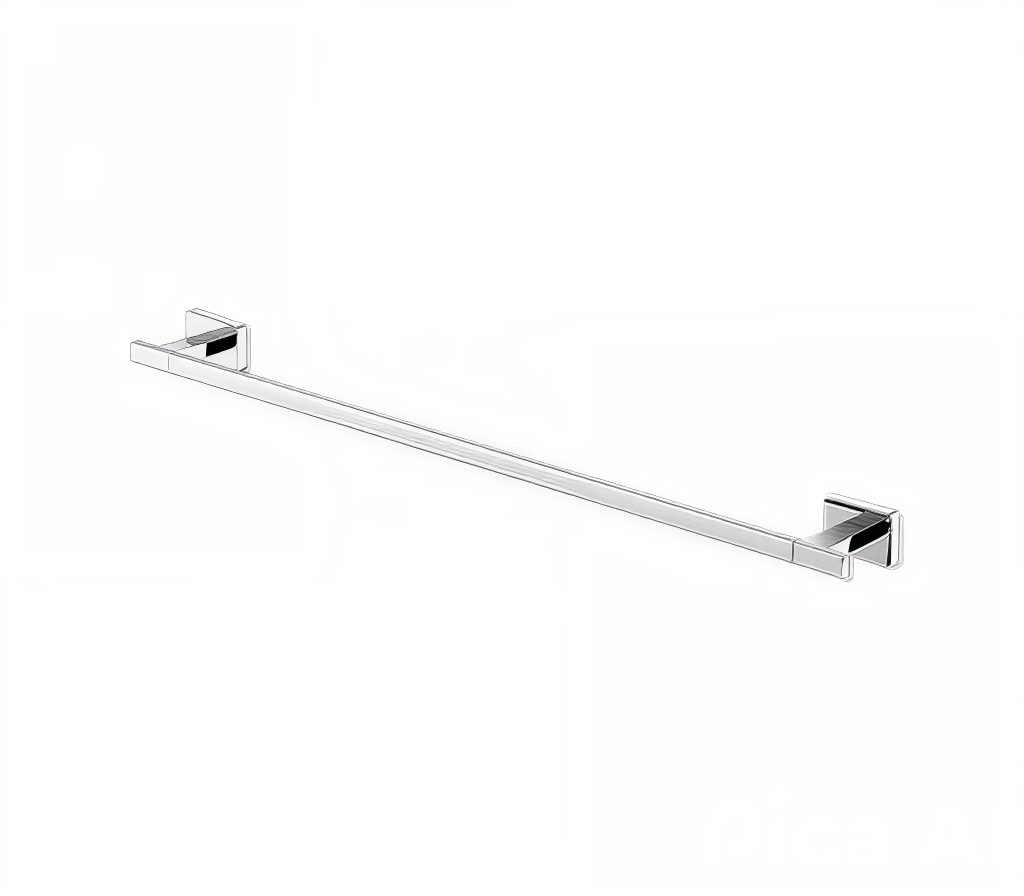 Barra estática p/toalla rectangular base cromada Faguax