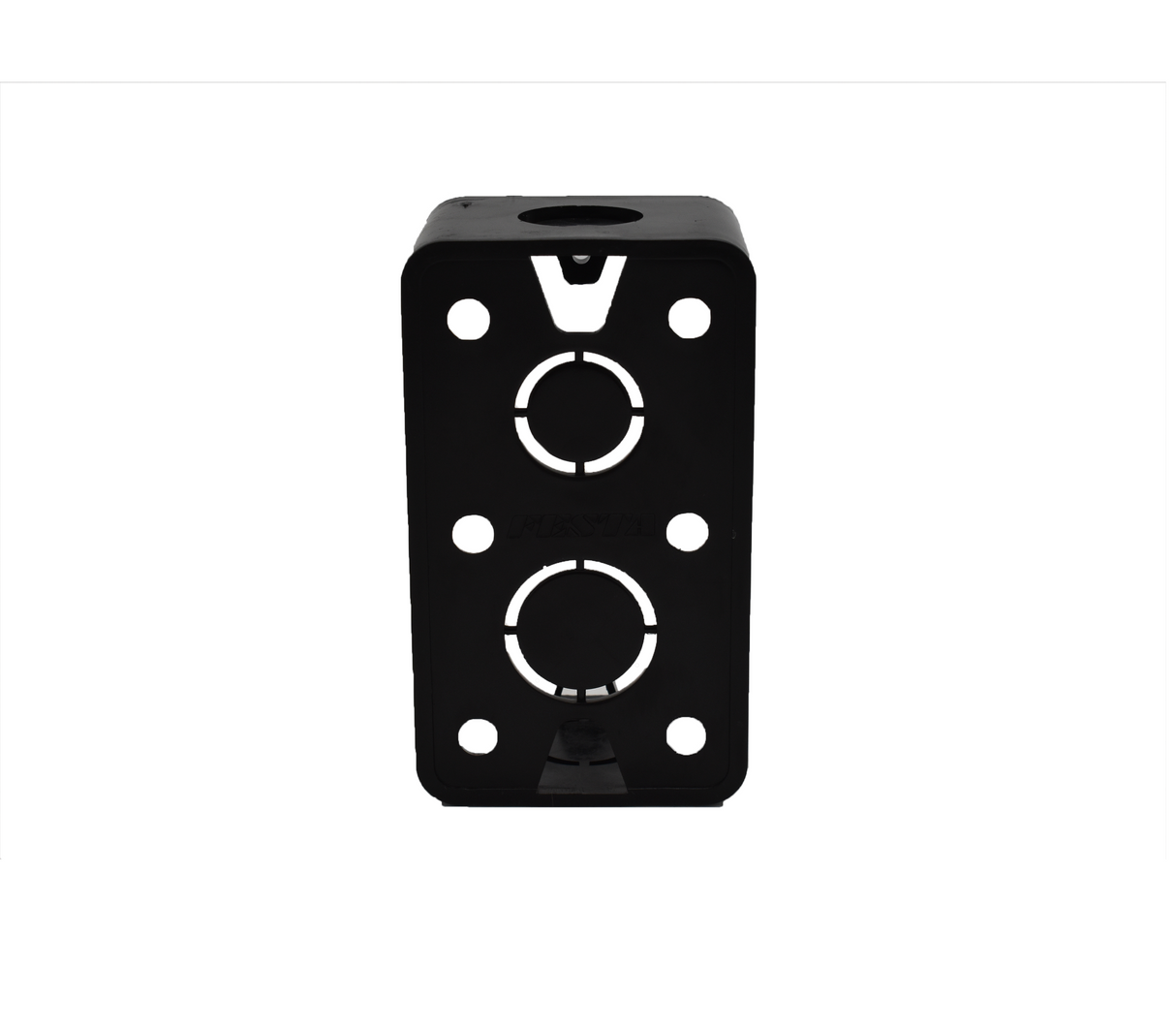 Cajetín sencillo Conduit PVC 4X2 Powerfik